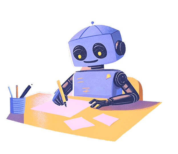AI robot illustration